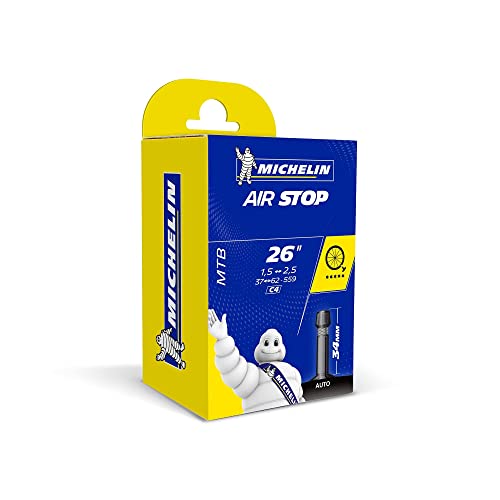 Michelin Schlauch C4 Airstop 26" Standart Fahrradschlauch, Standard 35, Zoll, 35/47-622/635 Michelin Schlauch C4 Airstop 26" Standart Fahrradschlauch, Standard 35, Zoll, 35/47-622/635 von MICHELIN