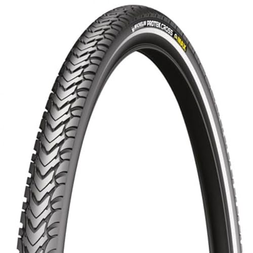 Michelin Unisex – Erwachsene Protek Cross Max Draht Reifen, Schwarz, 28" 700x47C 47-622 von MICHELIN