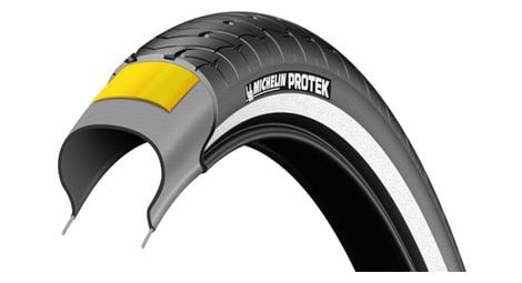 reifen urbain michelin protek 700 mm tubetype harte einlage antipannenverstarkung 1 mm ebike ready von MICHELIN