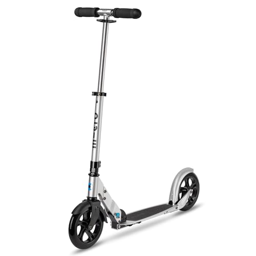 Micro Mobility Scooter Micro Classic Matt Silver aus Aluminium in der Farbe Schwarz, für Jugendliche und Erwachsene SA0241 Micro Mobility Scooter Micro Classic Matt Silver aus Aluminium in der Farbe Schwarz, für Jugendliche und Erwachsene SA0241 von MICRO