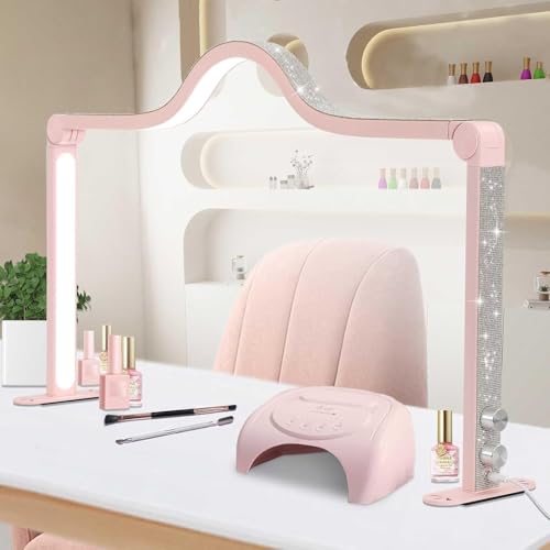 MIDUOLAI Halbmond Licht FüR Nageltisch Halbmond-Led-Licht FüR Tisch näGel Faltbare Nageltechnik Lampe FüR Den Schreibtisch Nagellampe, FüR Schreibtisch, NäGel, Tattoo,Rosa MIDUOLAI Halbmond Licht FüR Nageltisch Halbmond-Led-Licht FüR Tisch näGel Faltbare Nageltechnik Lampe FüR Den Schreibtisch Nagellampe, FüR Schreibtisch, NäGel, Tattoo,Rosa von MIDUOLAI