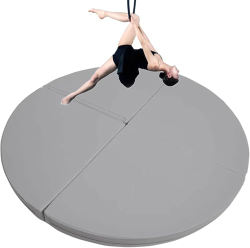 MIDUOLAI Pole Dance Matte Sicherheits-Crash Pad, Faltbar Runde Dicke Anti-Fall-Anti-Rutsch-Schutzmatte, Tanz-Fitness-üBungs-Gymnastikmatte, Yoga-AnfäNger-Schutzmatte,J,150x5cm von MIDUOLAI