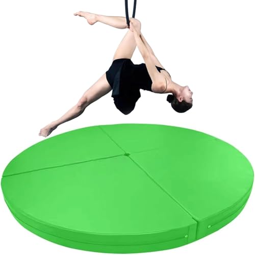 MIDUOLAI Pole-Dance-Sicherheits-Crashmatte, Yoga-üBungs-Sicherheits-Tanzkissen, Fitness-Gymnastik-Tanzmatte, Runde Tanzstangenmatten FüR Studios, Heimgebrauch,E,150x3cm von MIDUOLAI