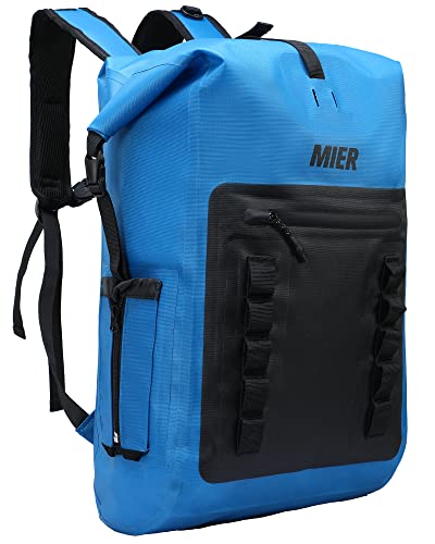 MIER Wasserdichter Rucksack Roll-Top Verschluss Dry Bag Leicht, blau, 30L, Outdoor MIER Wasserdichter Rucksack Roll-Top Verschluss Dry Bag Leicht, blau, 30L, Outdoor von MIER