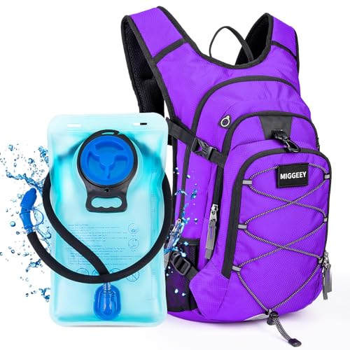 MIGGEEY Hydration Rucksack 18L mit Trinkblase 3L, große Lagerung Wandern Daypack für Männer Frauen, Fahrradrucksack, Laufrucksack Trinkrucksack, Wasserdicht Sportrucksack Hydration Rucksack MIGGEEY Hydration Rucksack 18L mit Trinkblase 3L, große Lagerung Wandern Daypack für Männer Frauen, Fahrradrucksack, Laufrucksack Trinkrucksack, Wasserdicht Sportrucksack Hydration Rucksack von MIGGEEY