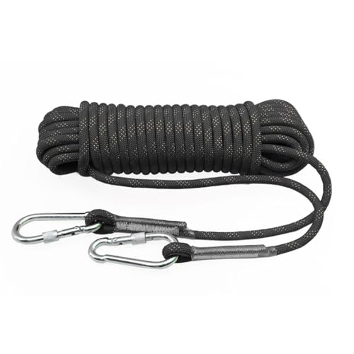 Outdoor-Kletterseil, 8 mm, 10 m, 20 m, 30 m, 50 m, 70 m, 120 m, 200 m, statisches Kletterseil für Flucht, Eiskletterausrüstung Feuerrettungsfallschirm ute ( C von MIJKO