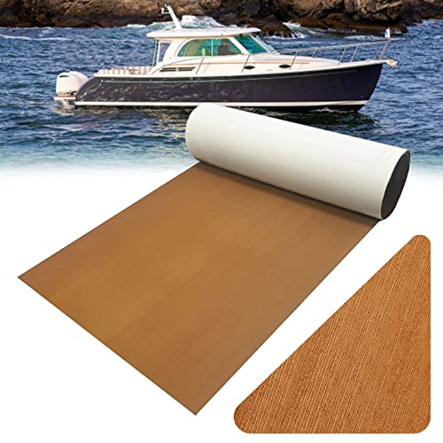 MIJOBS Eva-Schaum Boot Yacht Decking, 240 * 90cm Decking Teak Boot Selbstklebende Eva Schaum Teak Decking Blatt für Boot, Yacht, Marine, RV, Haus, Garten, Bodenbelag MIJOBS Eva-Schaum Boot Yacht Decking, 240 * 90cm Decking Teak Boot Selbstklebende Eva Schaum Teak Decking Blatt für Boot, Yacht, Marine, RV, Haus, Garten, Bodenbelag von MIJOBS