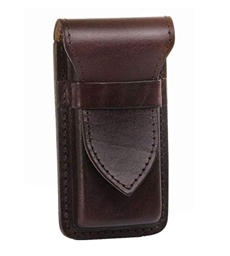 MIKA 28063302 - Stifteetui aus Echt Sattel-Leder, Stiftetui für 4 Stifte und Schreibgeräte Aller Art, für Kugelschreiber und Füller, Schreibgeräteetui Braun, Lederetui ca. 16 x 2 x 7 cm MIKA 28063302 - Stifteetui aus Echt Sattel-Leder, Stiftetui für 4 Stifte und Schreibgeräte Aller Art, für Kugelschreiber und Füller, Schreibgeräteetui Braun, Lederetui ca. 16 x 2 x 7 cm von MIKA