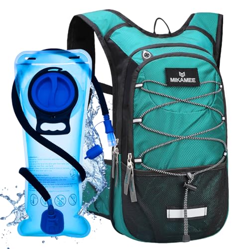 MIKAMEE Trinkrucksack,Wasserrucksack mit 2L BPA-freier Trinkblase,Sportrucksack für Männer und Frauen,Isolierter Trinkrucksack für Laufen,Wandern,Radfahren,Klettern,Camping,Ski,Joggen MIKAMEE Trinkrucksack,Wasserrucksack mit 2L BPA-freier Trinkblase,Sportrucksack für Männer und Frauen,Isolierter Trinkrucksack für Laufen,Wandern,Radfahren,Klettern,Camping,Ski,Joggen von MIKAMEE