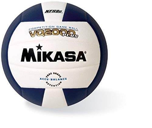 MIKASA VQ2000 Micro Cell Volleyball, Unisex, VQ2000 Micro Cell Volleyball (Marineblau)., VQ2000-NAV, Navy, Einheitsgröße von Mikasa