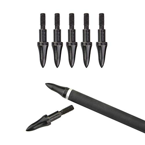 MILAEM 50 Stück Bogenschießen Jagdspitzen 75 Grain Pfeilspitze Screw-In Pfeilspitzen Jagd Pfeil Spitzen Point für Recurve und Compound Bow MILAEM 50 Stück Bogenschießen Jagdspitzen 75 Grain Pfeilspitze Screw-In Pfeilspitzen Jagd Pfeil Spitzen Point für Recurve und Compound Bow von MILAEM