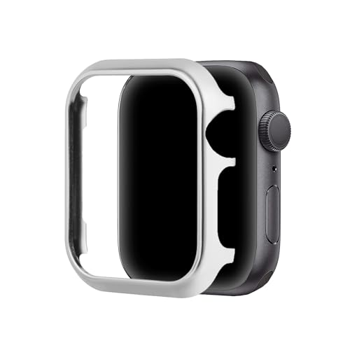 Hüllen Glitzer Kompatibel mit Apple Watch 6 40mm Schutz Silber, Bling Diamant Gehäuse Metall Aluminium PC Schutz Case Kratzfest Stoßfeste Uhrengehäuse Tasche Kompatibel mit Apple iWatch SE Serie 6/5/4 Hüllen Glitzer Kompatibel mit Apple Watch 6 40mm Schutz Silber, Bling Diamant Gehäuse Metall Aluminium PC Schutz Case Kratzfest Stoßfeste Uhrengehäuse Tasche Kompatibel mit Apple iWatch SE Serie 6/5/4 von MILESTEM
