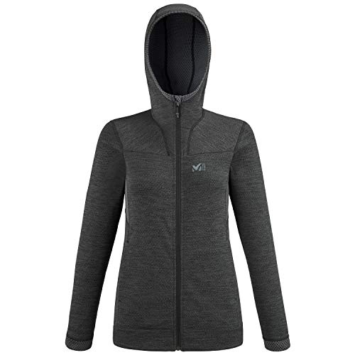 MILLET Damen Lokka Hoodie Fleecejacke, Black, L MILLET Damen Lokka Hoodie Fleecejacke, Black, L von MILLET