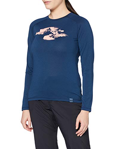 MILLET Damen Sneak Peak TS LS W T-Shirt, Orion Blue, M MILLET Damen Sneak Peak TS LS W T-Shirt, Orion Blue, M von MILLET