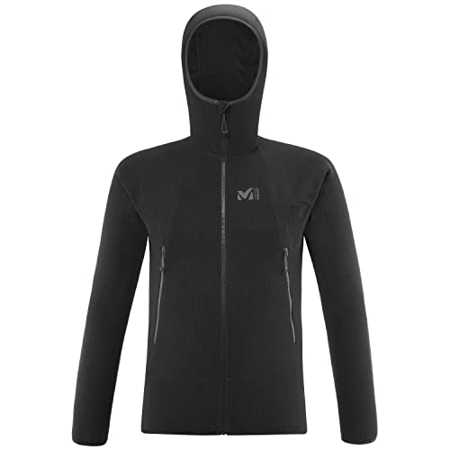 MILLET Herren Lightgrid Hoodie Thermische Jacke, Black - Noir, S EU MILLET Herren Lightgrid Hoodie Thermische Jacke, Black - Noir, S EU von MILLET