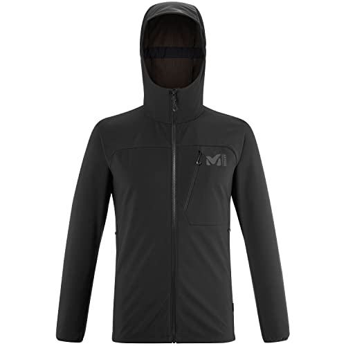 Millet - Magma Shield Hoodie M - Herren-Softshelljacke - Winddichte Membran - Wandern, Lifestyle - Schwarz von MILLET