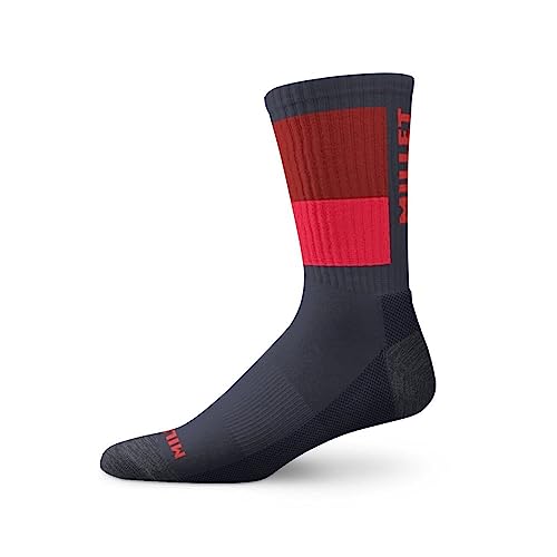 MILLET Unisex Seneca Mid Socken, Rot, 43 EU von MILLET