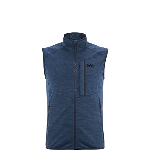 Millet - Lokka Vest II M - Leichte Herren-Fleeceweste - Atmungsaktiv - Alpinismus, Bergsteigen, Wandern, Lifestyle - Blau von MILLET