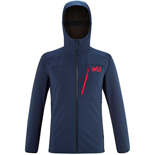 Millet - Magma Shield Hoodie M - Herren-Softshelljacke - Winddichte Membran - Wandern, Lifestyle - Blau von MILLET