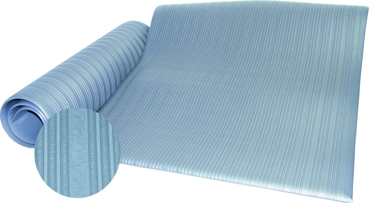 MILTEX Fußmatte Arbeitsplatzmatte Yoga Meter Basic 90x150cm grau. MILTEX Fußmatte Arbeitsplatzmatte Yoga Meter Basic 90x150cm grau. von MILTEX
