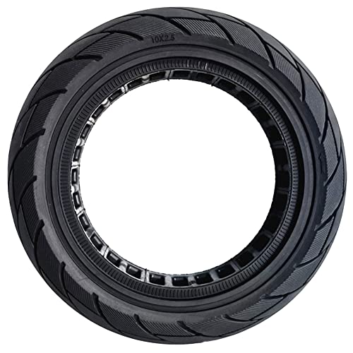 MILUZD 10 x 2,50-6,5 hohler Vollreifen MAX G30 Elektroroller 60/70-6,5 Waben-Vollreifen, Schwarz, 1100 g Zubehör von MILUZD