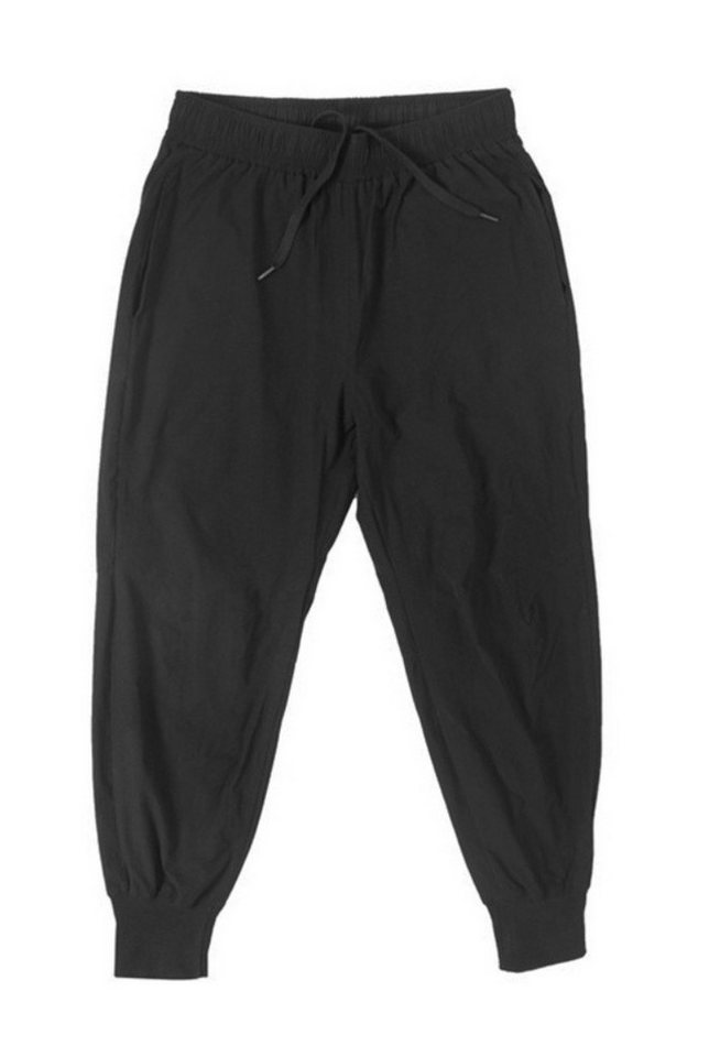 MIMIOO Jogginghose Jogginghose mit elastischen Bündchen und Kordelzug an den Taschen (Lockere, schnell trocknende Leggings, Outdoor-Laufhose) von MIMIOO