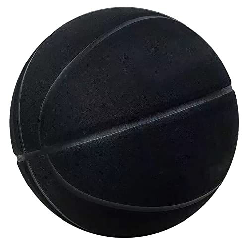 MINDCOLLISION Standard 5/6/7 Basketball, Nicht-Slip- Und Wear-Resistente Mikrofaser-Wildleder, Kein Logoball, Geeignet Als Unterschrift, Geschenk,Black Edge,No. 5 von MINDCOLLISION
