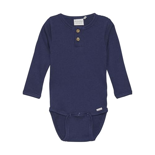 MINYMO unisex baby body with long sleeves in rib MINYMO unisex baby body with long sleeves in rib von MINYMO