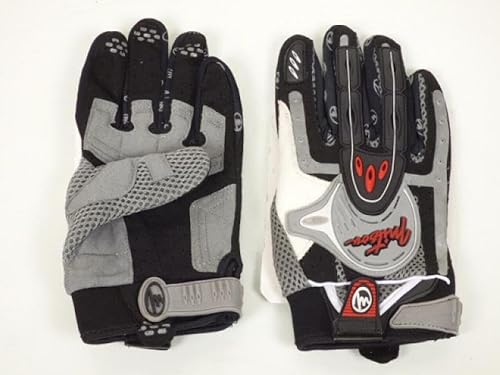 Handschuhe Moto Cross Victory grau von MITSOU