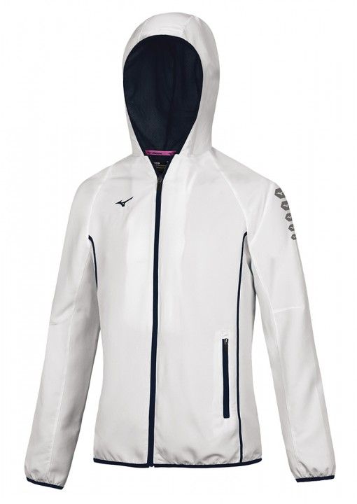 MIZUNO DAMEN TRAININGSJACKE, M18 WEISS von MIZUNO