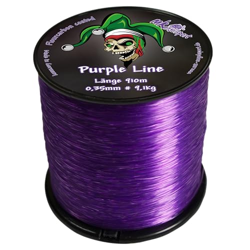 MK-Angelsport Angelschnur, Karpfenschnur, Joker Purple Line Monofile 0,35mm 910m von MK-Angelsport