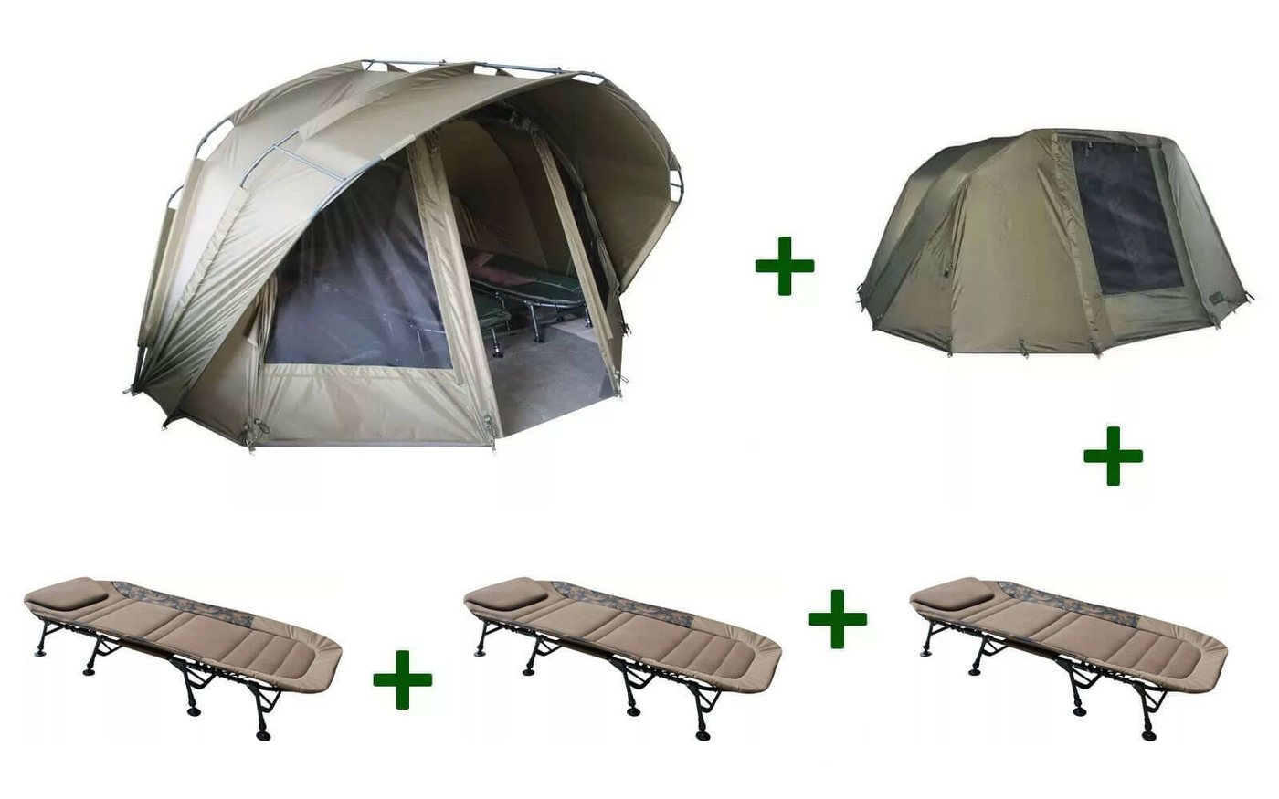 MK Angelsport Angelzelt Fort Knox 2.0 Dome 3,5 Man Bivy + Winterskin + 3 MK Flatsize Bedchairs MK Angelsport Angelzelt Fort Knox 2.0 Dome 3,5 Man Bivy + Winterskin + 3 MK Flatsize Bedchairs von MK Angelsport