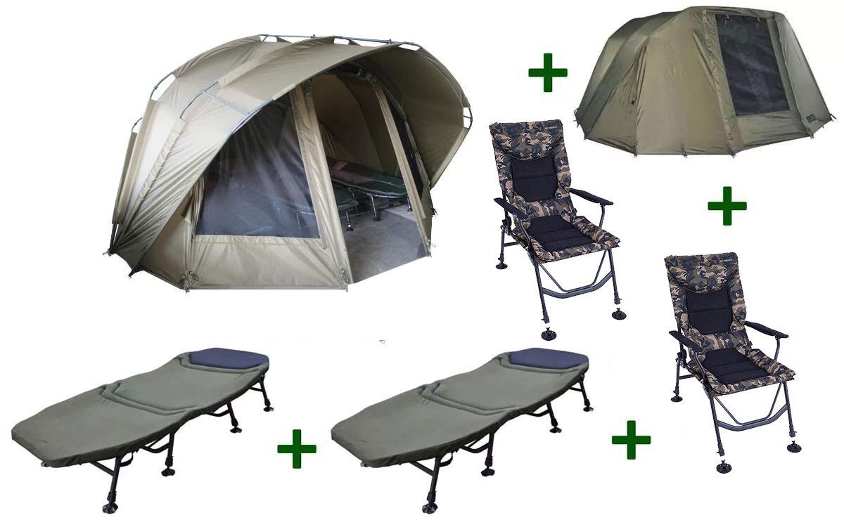 MK Angelsport Angelzelt Fort Knox 3,5 2.0 Man Shelter + Winterskin + 2 Bedchairs + 2 Carpchair MK Angelsport Angelzelt Fort Knox 3,5 2.0 Man Shelter + Winterskin + 2 Bedchairs + 2 Carpchair von MK Angelsport