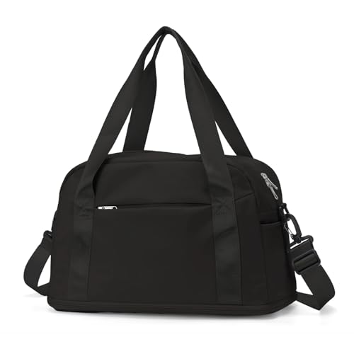 Reisetasche Großes maximales Handgepäck for Männer und Frauen, Sporttasche, Wochenendtasche, Reisetasche Sporttasche(Black) von MKLHAVB