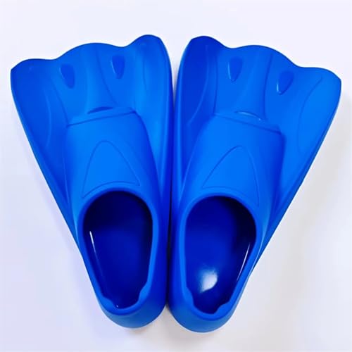 Schwimmflossen Schwimmflossen for Schwimmen und Tauchen, Größe geeignet for Anfänger und Erwachsene Schwimmflossen FüR Das Training ( Color : SKU-02-Blue , Size : EUR(30-32) ) von MKLHAVB