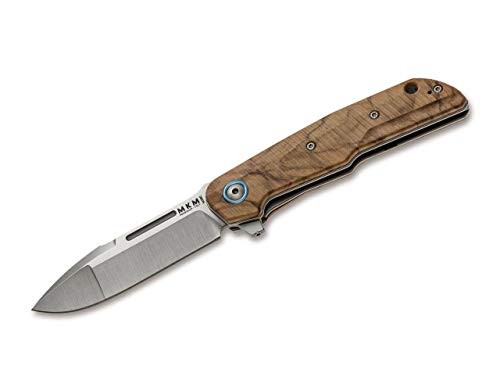 MKM Unisex – Erwachsene Clap Taschenmesser Olive Wood, Braun, 18,4cm von MKM