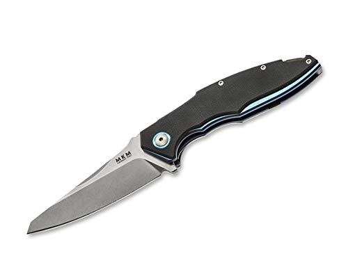 MKM Unisex – Erwachsene Taschenmesser Raut Black G10 Flipper, Schwarz, 20,4cm MKM Unisex – Erwachsene Taschenmesser Raut Black G10 Flipper, Schwarz, 20,4cm von MKM
