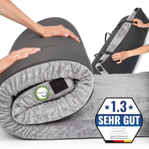 MKS Tragbar Camping Matratze | Memory-Schaum Campingmatratze | Leichte Bodenmatratze | Schlafmatte mit wasserdichter Beschichtung | Schlafmatratze | Isomatte für Camping | Faltmatratze 90x200cm MKS Tragbar Camping Matratze | Memory-Schaum Campingmatratze | Leichte Bodenmatratze | Schlafmatte mit wasserdichter Beschichtung | Schlafmatratze | Isomatte für Camping | Faltmatratze 90x200cm von MKS