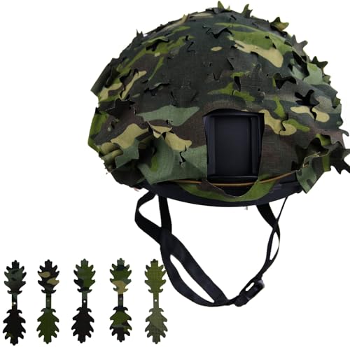Camouflage Combat Helmet Cover Practical Fast Helmet Cover Helmet Accessories For Paintball Gear von MLWSKERTY