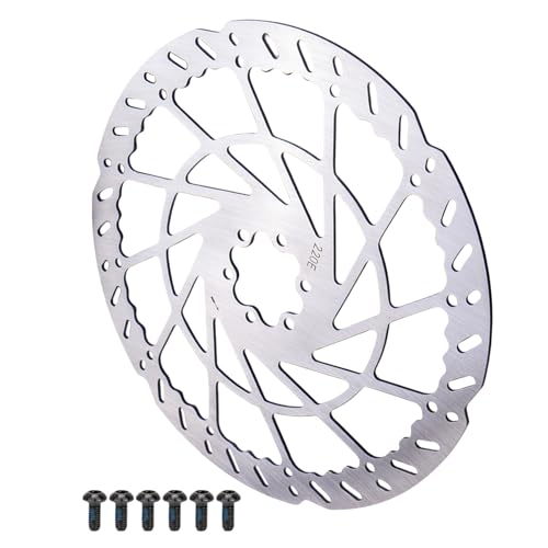 MLWSKERTY 140/160/180/203/220mm Edelstahl Bremsscheibe Mit Schrauben Fahrräder Bremsscheibe Für Rennrad Mountainbike MLWSKERTY 140/160/180/203/220mm Edelstahl Bremsscheibe Mit Schrauben Fahrräder Bremsscheibe Für Rennrad Mountainbike von MLWSKERTY