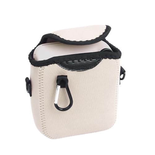 MLWSKERTY Weiche Kameratasche, stilvolle Schultertasche für 12 Kameras, weiche Aufbewahrungstaschen, Tasche mit Schultergurt, einfacher Transport, Kamera-Aufbewahrungstasche, grau von MLWSKERTY