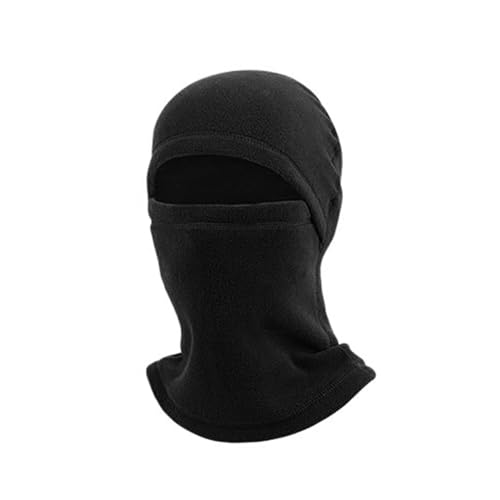 MLWSKERTY Windfeste Fleece Sturmhaube Vollgesichtsmaske Mit Kapuze Halswärmer Modische Winter Warmmütze Radfahren Halswärmer Mütze von MLWSKERTY