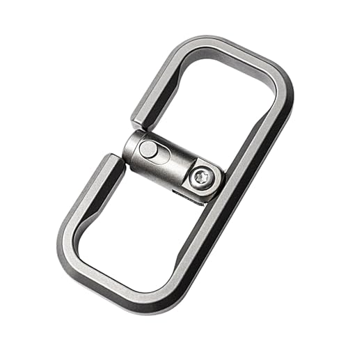 Taschenschlüsselhalter Outdoor Schlüsselanhänger Edelstahl Karabiner Campingausrüstung Für Aktiven Lebensstil von MLWSKERTY