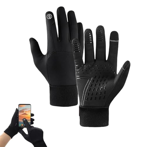 MLYYX wasserdichte Touchscreen-Handschuhe, Winddichte und warme Touchscreen-Handschuhe für den Winter, geeignet zum Laufen, Fahren, Radfahren und Wandern von MLYYX