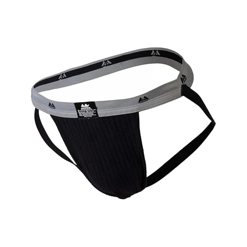 MM Edition Herren Supporter Jockstrap, schwarz/Grau, XL MM Edition Herren Supporter Jockstrap, schwarz/Grau, XL von MM