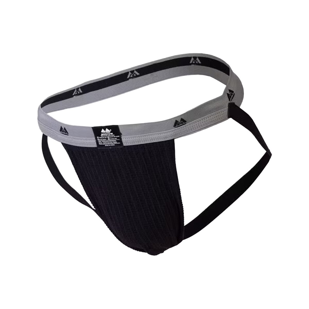 Jockstrap 1" Tiefschutzhose, Waistband - schwarz-grau Gr. L Jockstrap 1" Tiefschutzhose, Waistband - schwarz-grau Gr. L von MM