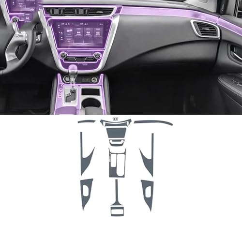 MMBYTI Autoinnenraum Mittelkonsole transparente TPU-Lackschutzfolie Hochwertiger Aufkleber LCD-Bildschirm, Für Nissan Murano 2015-2024 von MMBYTI