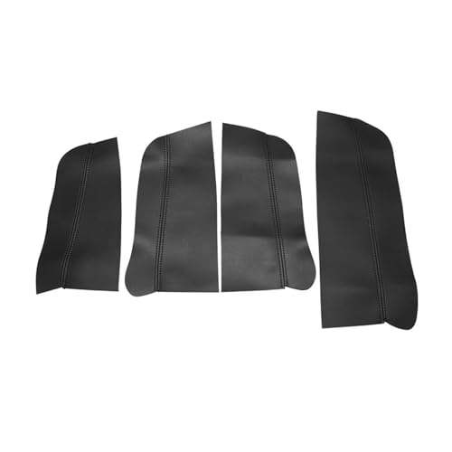 MMBYTI Türverkleidungsabdeckung aus Mikrofaserleder, Innenausstattung der Autotür-Armlehnenverkleidung, Schutzverkleidung ， Für VW Jetta MK6 2012 2013 2014 von MMBYTI