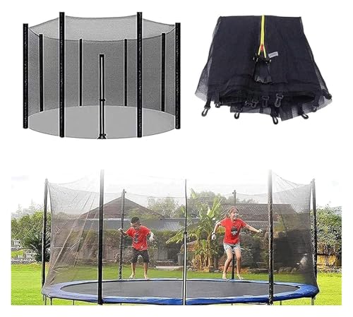 MMDXDLX Trampolin Ersatznetz Ersatz-Sicherheitsnetz for das Trampolin(10ft-8 Poles) von MMDXDLX