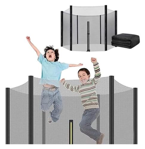 MMDXDLX Trampolin Ersatznetz Ersatz-Trampolin-Netzgehäuse for 6 Fuß/8 Fuß/10 Fuß/12 Fuß gerade Stangen mit rundem Rahmen(10ft(6 Poles)) von MMDXDLX